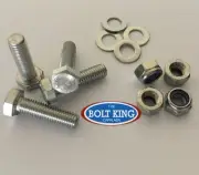 304 stainless steel hex set screw M6 kit bolts/nuts/washers