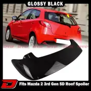 2008-2014 Fit For Mazda 2 Hatchback 5DR K Rear Roof Visor Spoiler Paint Black (for: Mazda)