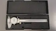 6" Dial Caliper Stainless Steel Shockproof with case