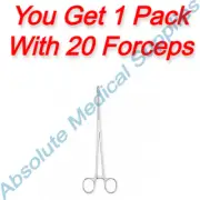 *20-Pack* Medline Centurion Sponge Forceps 9.5" Sterile 66360