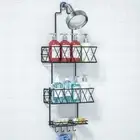 Over The Shower Head No Drilling Shower Caddy Bathroom Hanging Shelf Organizer