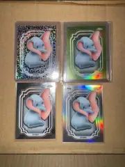 Topps Chrome Disney Dumbo Lot Speckle And Green Refractors 76/101 And 53/99