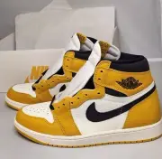 NEW Nike Retro 1985 Air Jordan 1 Retro OG High Yellow Ochre Men's