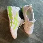 ASICS NEW nib gel quantum 180 white lime green women's Running Shoe sz 8.5 M
