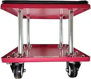 Workshop Stool Mechanic's Seat Rolling Creeper Seat Stool Mechanic Chair 4 Wheels Steel Structure Tray Auto Repair Tool Mobile