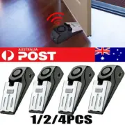 Portable Door Stop Alarm Home Travel Wireless Security System Alert Burglar Safe