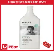 New New Zealand made Ecostore Baby Bubble Bath 500ml + Free Shipping