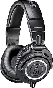 Audio-Technica ATH-M50x Professional Monitor Headphones, Black