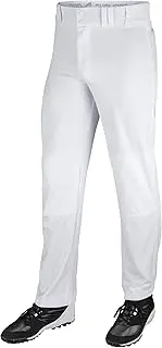 Champro Boys Open-Bottom Loose-Fit Baseball Pant with Adjustable Inseam and Reinforced Sliding Area