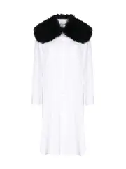 [COMME des GARCONS] 毛領長襯衫