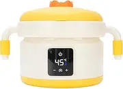Toddler Food Warmer Heater, 4500mah USB Rechargeable 316 Stainless Steel Multifunctional Food Warmer Bowl, Smart Temperature Control Heated Feeding Bowl for Complementary Food