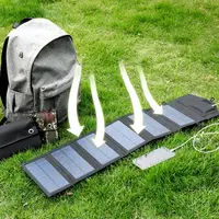 在飛比找樂天市場購物網優惠-免運 太陽能電池板 80W太陽能板便攜式發電6折疊包手機電池
