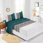 Bohemian Style Home Bed Decor Fitted Sheet Set Single/Double/Queen/King Size