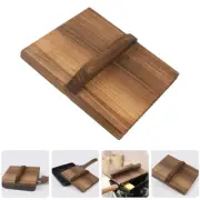 Wooden Cooking Pan Lid Japanese Tamagoyaki Wok Lid Anti- Lid With