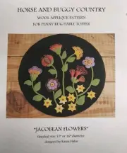 Jacobean Flowers, Horse and Buggy Country, Karen Hahn, 2016