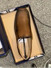 Dockers Shoes Mens 12 M Proposal Tan Leather Business Dress Slip-on Loafer