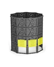 Large Compost Bin - 190 Gallon (720 L) Garden Composter with Better Aeration ...