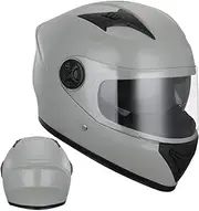 Helmets for Adults Motorcycle,Full Face Helmets Wind Sun Shield Visors - Anti-Fog Warm Lightweight Street Helmets for Moped Cruiser Motor