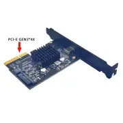 1Pcs USB 3.2 GEN 2X2 ASM3242 Expansion Card For Windows 10/11 32/64BIT/MAC/Linux