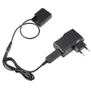 Single USB NP-W126 Dummy Battery Cord w/ 5V 3A adapter EU for Fuji Cameras