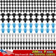 200PCS For Toyota&Lexus Car Body Trim Panel Clips Undertray Splash Shield Rivets