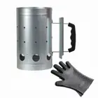 BBQ Fire Lighter Barbecue Chimney Starter Charcoal Lighter Carbon Barrels