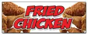 FRIED CHICKEN BANNER SIGN restaurant signs Southern Maryland fresh hot wings