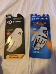 Cadet Bionic Golf Glove StableGrip And Relax Grip RelaxMen’s Left Medium 2 Pack