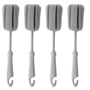 4 Pcs Cleaning Brush Sponge Cleaner Handle Cup Bottle Baby