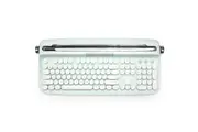 TODO Retro Typewriter Bluetooth Wireless Keyboard Tablet Holder 104 Key Mac Win Android BT 5.0 - Green Mint