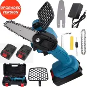 Mini Electric Chainsaw Cordless Battery Wood Cutter Saw Chain Saws Rechargeable