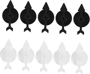FOYTOKI 10pcs Plastic Turntable Game Arrows Classroom Game for Plastic Pointers Home School Projects Engaging Multi Player Fun