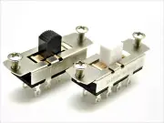 3-Way Slide Guitar Switch with screws for DuoSonic, Mustang White or Black