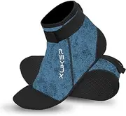 XUKER Neoprene Socks, 3mm Beach Volleyball Sand Soccer Wetsuit Socks Water Booties for Diving Snorkeling Kayaking Paddling