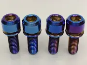 USA Titanium Burning Blue Brake Caliper Bolts M6x18 For Hope Shimano Sram Hayes