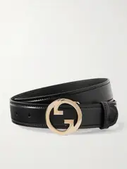 [Gucci] Gucci - Blondie Leather Belt - Black - 100 100 Black