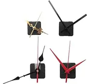 Oidnvay 4Pcs Long Shaft Quartz Clock Movement Mechanism Motor Kit with 6 Pair Different Clock Repair Parts Replacement