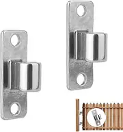 Wall Mount Gate Hinge Base for Farm Gate, Stainless Steel Arm Gate Hardware Cast Gate Hinges Base Chain Link Fence Gate Hinge Base for 5/8'' Fence Post Hinge