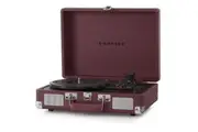 New Crosley Cruiser Plus Briefcase Turntable Classic Burgundy - Two Way Bluetooth