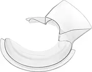 Mixer Attachments for kitchenaid 4.5-5 Quart Tilt-Head Stand Mixers Secure Pouring Shield