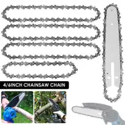5Pcs Mini Chainsaw Chain with Replacement Saw Chain Bar 4/6inch Metal·-