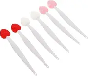 OSOLADY 6Pcs Lip Exfoliating Brush Manual Nose Cleaning Brush Lip Scrub Tool for Gentle Exfoliation for Smooth Lips Nose Care