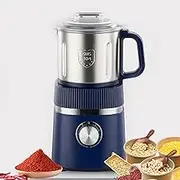 Electric Grain Grinder, 500W Coffee Grinder with Removable Lid, 26000R/min Dry/Wet Grinding Dual Purpose, 800G Large Capacity,4 Gear Adjustment Spice Grinder for Coffee Bean, Pepper, Grain, Spice