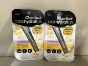 2 ChapStick Total Hydration Vitamin Enriched Lip Oil 0.23 fl oz ea Sweet Nectar