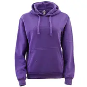 Adult Unisex Plain Hoodie Jumper Pullover Sweater - Purple