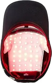 Professional Hair Growth Cap, Detachable Low Energy Hair Regrowth Peaked Cap with 3-Band LED Technology and 4 Smart Modes, Timing Function, for Thinning Hair