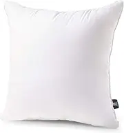 18x18 Pillow Insert - Throw Pillow Insert with 100% Cotton Cover - 18 Inch Square Form Microfiber Pillow Sham Stuffer - Couch Cushion Pillow, 1 Count (Pack of 1)