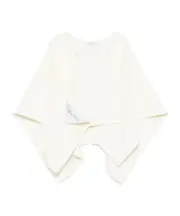 Asymmetric cape One size light beige