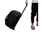 Wheeled Backpack Hand Luggage Suitcase Cabin Trolley-Black