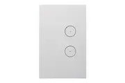 Clipsal Saturn ZEN 2 Gang Switch with LED White | Z4062PBL-ZW